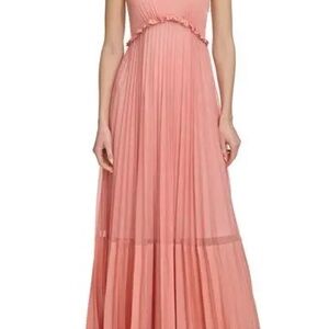 DKNY, Womens light Pink Pleated dress.